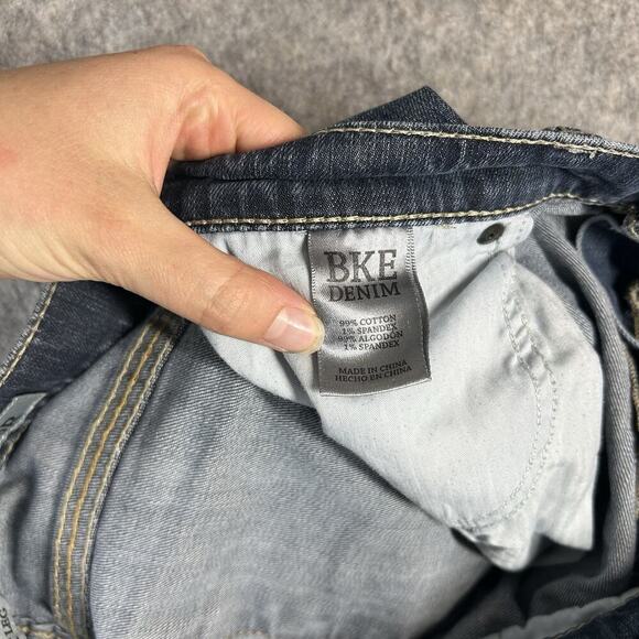 BKE Jeans Men’s Size 36x31 Blue Tyler Straight Leg Stretch Denim 5 Pocket Casual - Picture 11 of 13